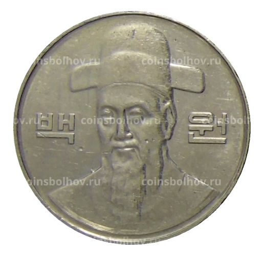 100 вон 2009 года Южная Корея