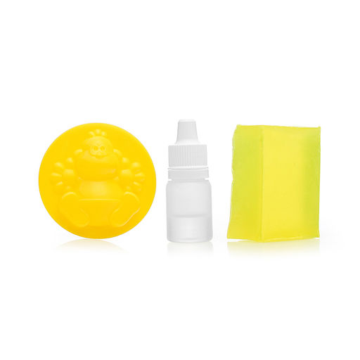 Мыло своими руками цветное, в банке "Ананас"