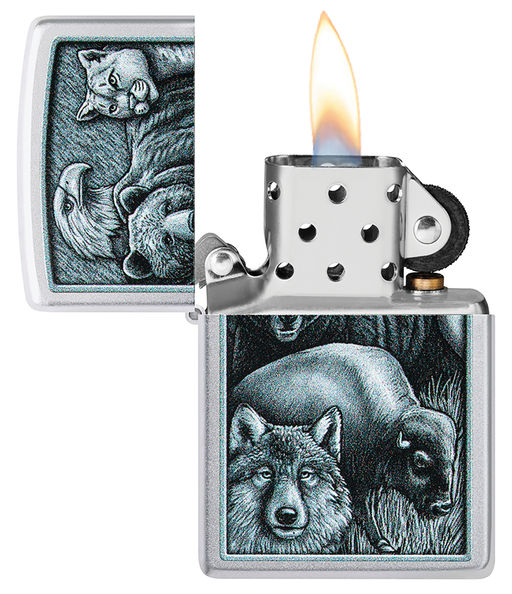 Зажигалка ZIPPO Королевство зверей | Animal Kingdom 46237  фото 3