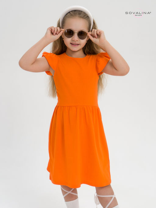 Платье Феечка оранжевая - Sovalina фото 2