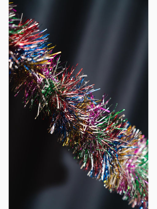 Цена за 10 шт. Мишура новогодняя «Зимнее волшебство. Радуга», d=9 см, 200 см