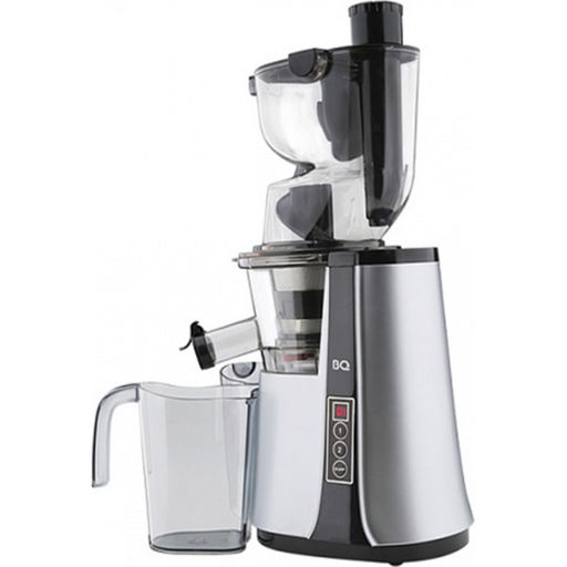 Соковыжималка BQ J2004, шнековая, 200 Вт, 0.9/0.9 л, 70 об/мин, серебристая, чёрная
