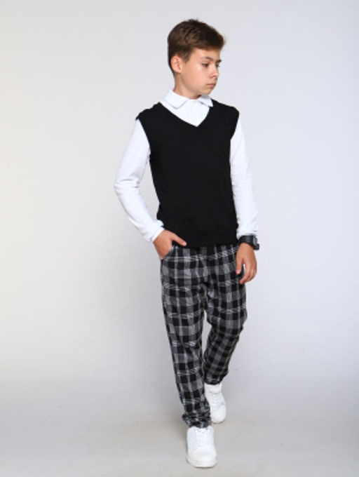 Брюки Высота черный - Ладошки фото 35