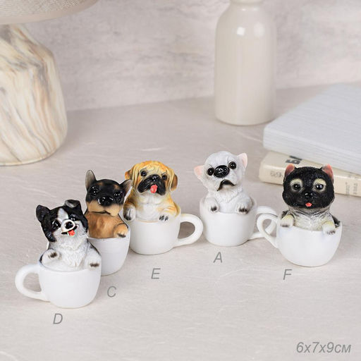 Фигурка Собака в кружке 9 см / CW421-19 /уп 120/ - Галеонтрейд фото 22