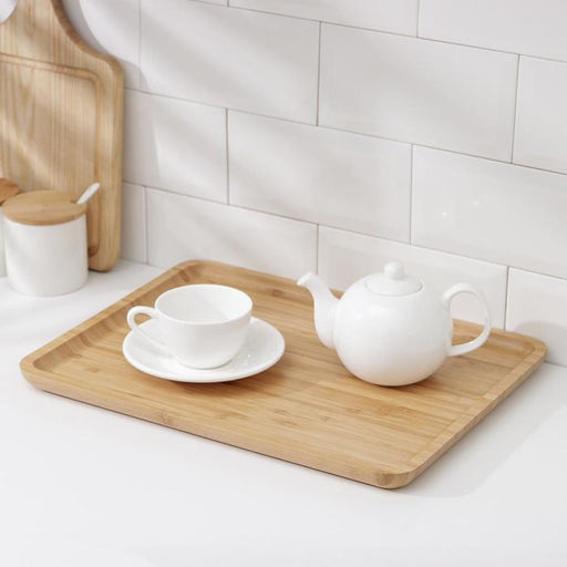 Блюдо для подачи BellaTenero Striata, 40×30×2 см, бамбук