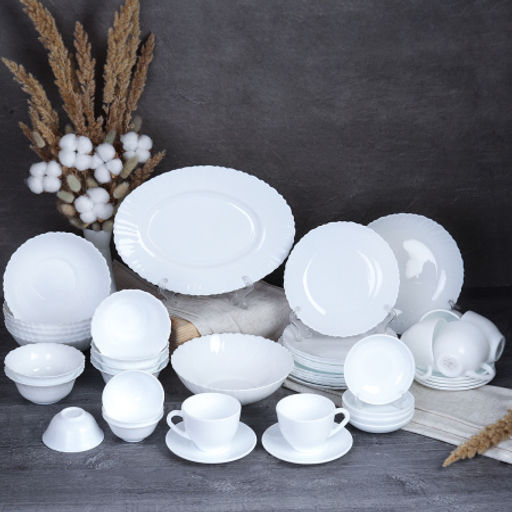 Столовый набор 46 предметов / XN46/758578504045120/ GB220-GD55 (WHITE) /уп 1/ - Галеонтрейд фото 4