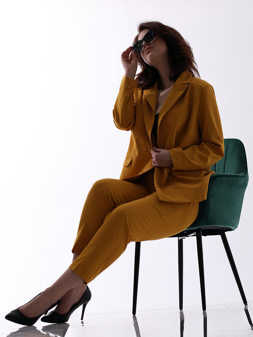 Костюм МИРАНДА горчичный - Almond фото 18