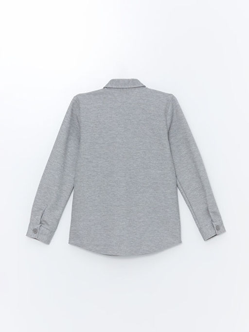 Uzun Kollu Erkek ?ocuk G?mlek Ceket - Waikiki фото 2