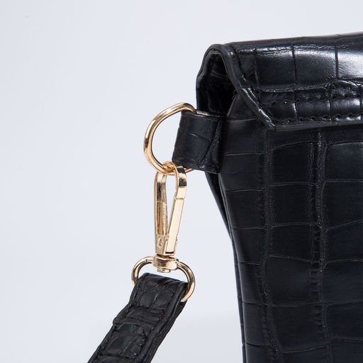 Сумка-клатч на магните, ремешок на запястье, цвет чёрный - Simaland фото 5