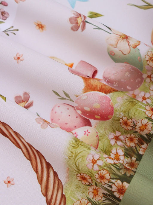 Скатерть на стол «Доляна. Пасхальные цыплята» 145×215±3 см