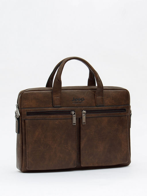 Портфель 6677-3 coffee Jeep