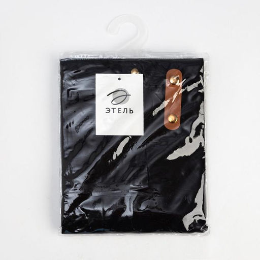 Фартук Этель «Стиль», чёрный, 70×78 см, 100% хлопок