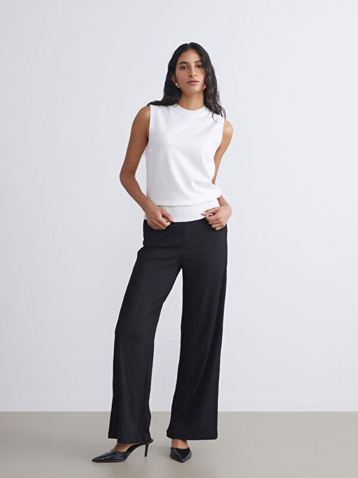 Bisiklet Yaka Kad?n Triko S?veter