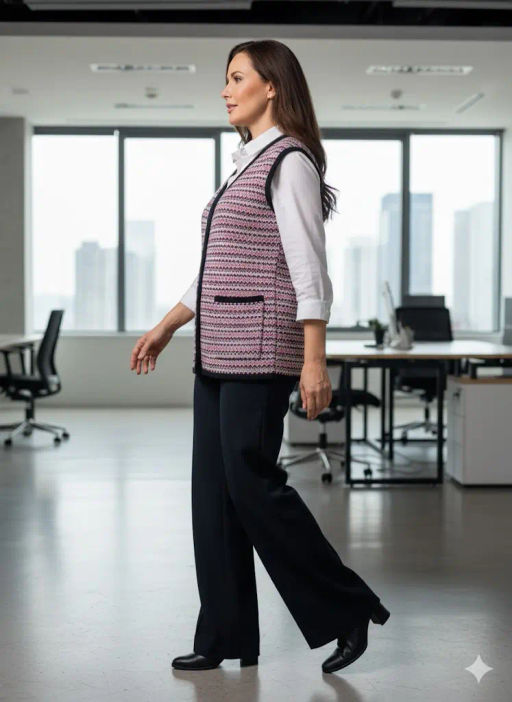 ЗЛАТА Жилет В 2367/бордовый