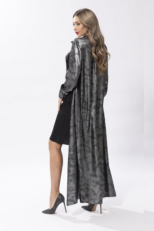 Платье Golden Valley 4659-3 серебро  фото 2