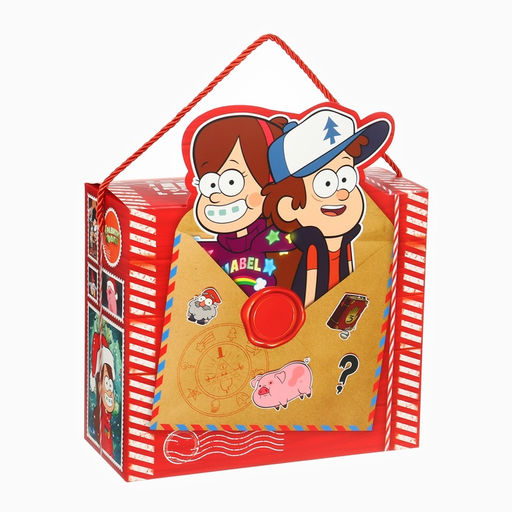 Пакет-коробка новогодний Друзья, 27 ? 23 ? 12 см