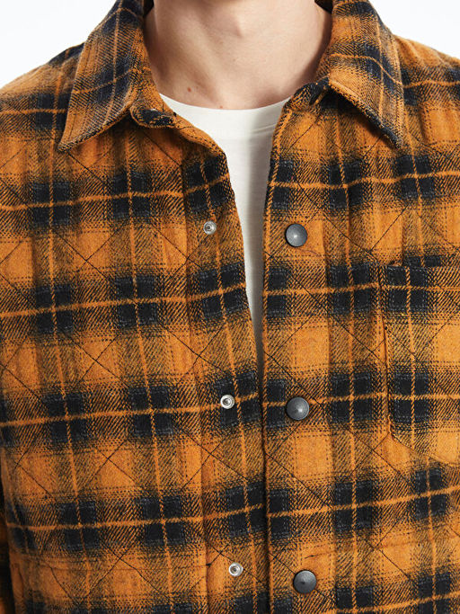 Slim Fit G?mlek Yaka Erkek Mont