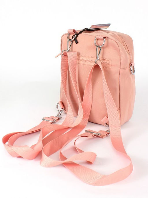 Сумка женская текстиль CF-0437, (рюкзак-change) 1отд, 2внут+3внеш/ карм, розовый SALE 254375 - Bobo фото 2