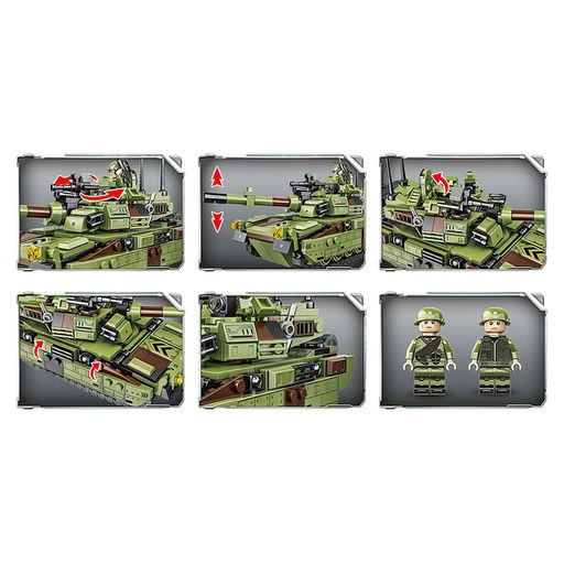 Конструктор «Роботы «Танк-трансформер», 494 детали