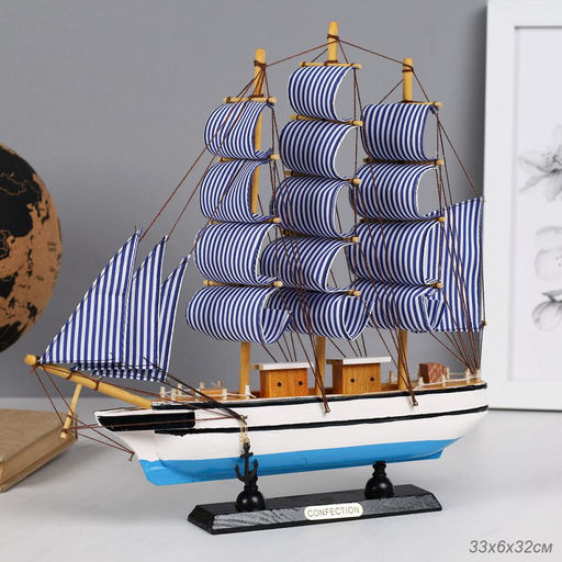 Макет парусного корабля 33х32 см / 3214G /уп 18/ - Галеонтрейд фото 9