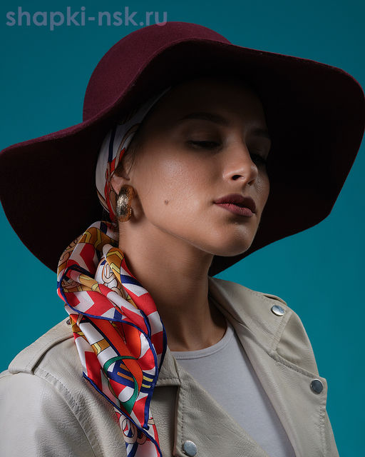 Флоппи шерсть Шляпа женская (56-58)