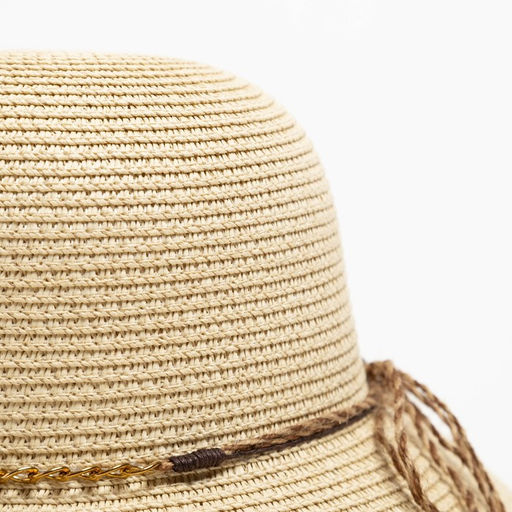 Шляпа женская MINAKU цвет бежевый, р-р 56-58  фото 3