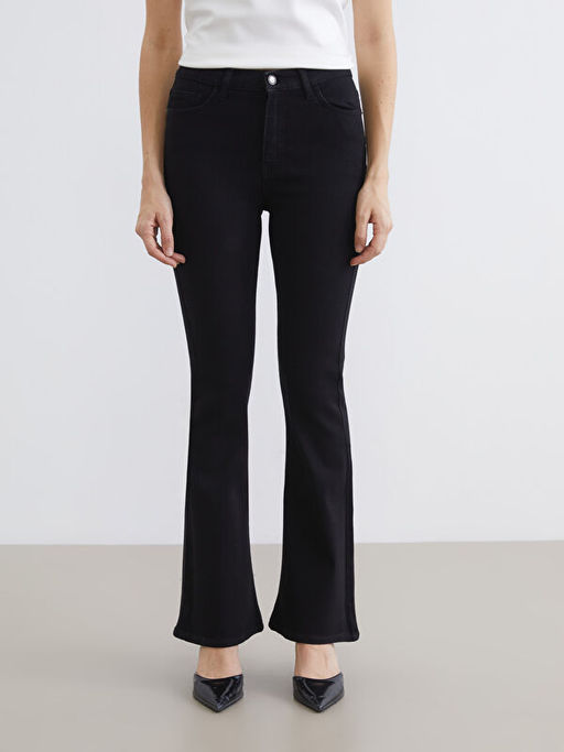 Flare Kad?n Jean Pantolon