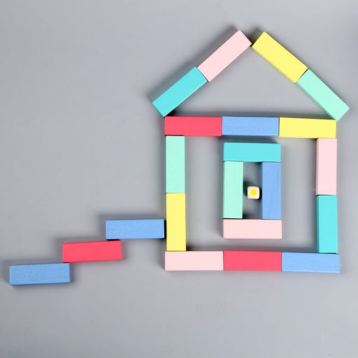 Игра настольная Падающая башня цветная 51 шт, 28,5х8,5х8 см - Simaland фото 7