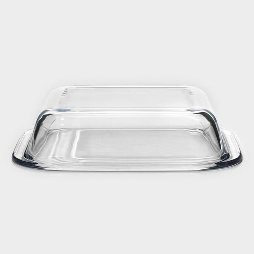 Форма для запекания Доляна Лазанья, 1.1 л, 21.518.55.5 см, квадратная, жаропрочное стекло, прозрачная  фото 5