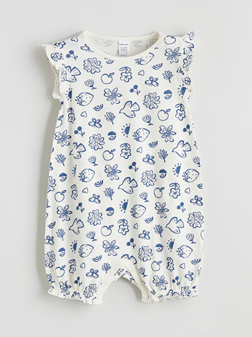 Bisiklet Yaka F?rf?rl? K?z Bebek Tulum