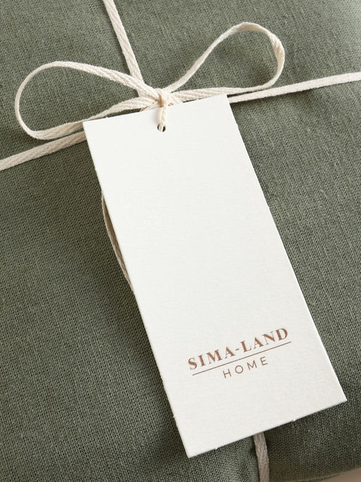 Простыня SL Home Linen collection 235*240 см , цв.зелёный, лён30%/хлопок70% - Sima-land home фото 6
