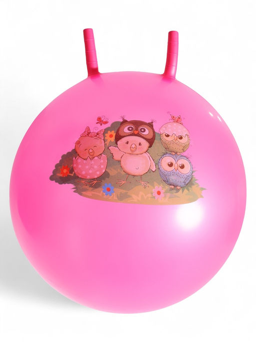 Мяч - прыгун с рожками ONLYTOP, d=55 см, цвет МИКС