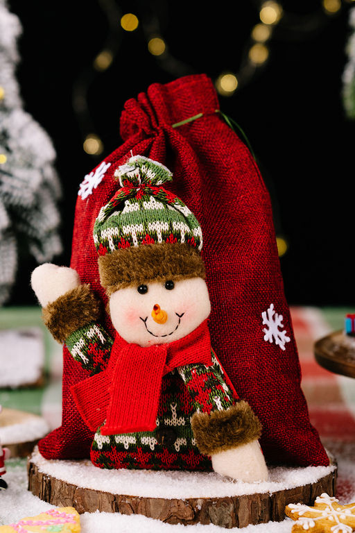 Мешок для подарка новогодний