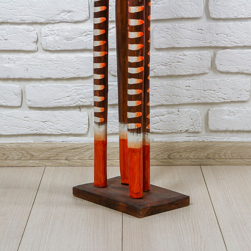 Сувенир «Зебра» 23×15×150 см, дерево