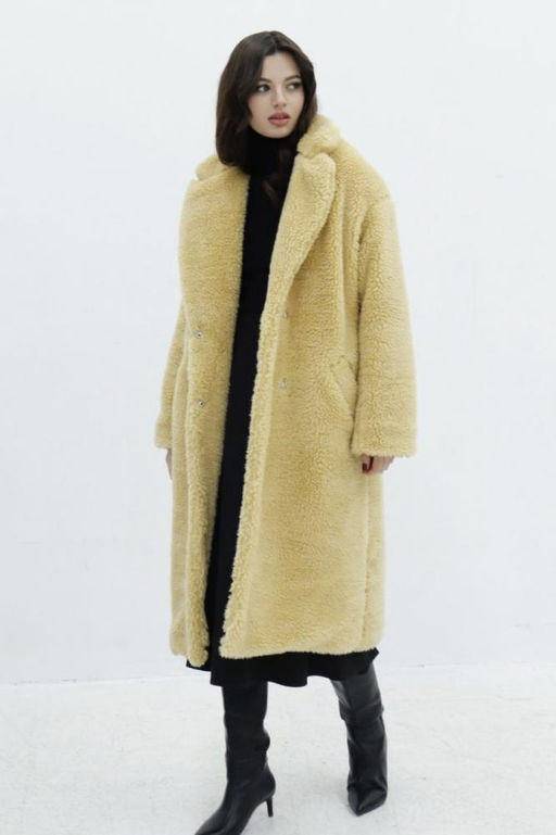 Martichelli Шубка длинная утеплённая "Primrose Yellow"