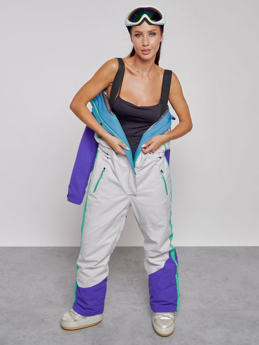 Горнолыжный комбинезон женский зимний темно-фиолетового цвета 2326TF - Chunmai фото 22