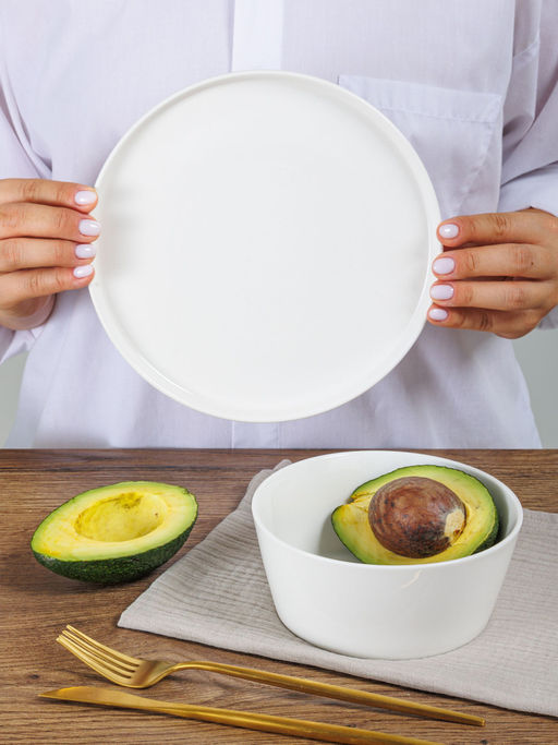 Тарелка десертная Cloud FQ903 21 см /КОРАЛЛ/  фото 5