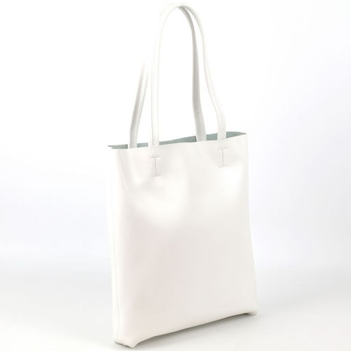 Женская кожаная сумка шоппер 8688-220 Белый - Cidirro фото 2