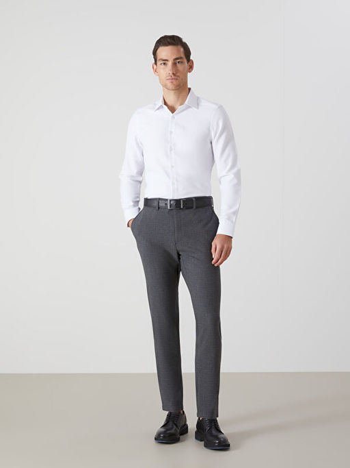 Slim Fit Uzun Kollu Oxford Erkek G?mlek