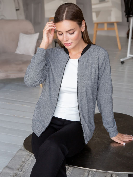 25-012 Бомбер - Вишня фото 4