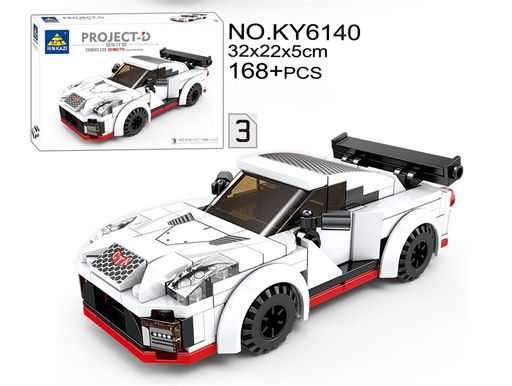 Конструктор "KAZI" 168 дет. "Porsche белый" (KY6140-3) в коробке (р)