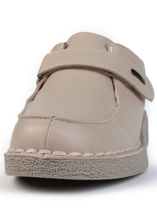 01-7581-5 BEIGE Ботинки демисезонные женские (натуральная кожа)