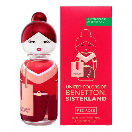 BENETTON SISTERLAND RED ROSE w EDT 80 ml M, парфюмерная вода