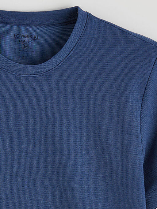 Bisiklet Yaka Str?kt?rl? Erkek Ti??rt