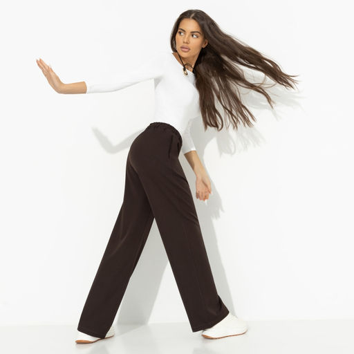 Брюки на резинке Оглушительный успех (brown) - Charutti фото 5