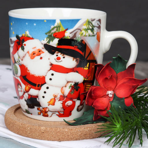 Кружка новогодняя 250 мл / X605 /уп 12/96/ - Галеонтрейд фото 5