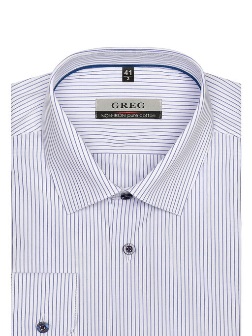 Сорочка мужская длинный рукав GREG 121/231/2246/Z/1p  фото 3