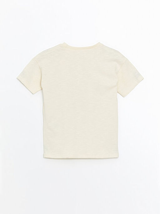 Bisiklet Yaka K?sa Kollu Bask?l? Erkek Bebek Ti??rt - Waikiki фото 3