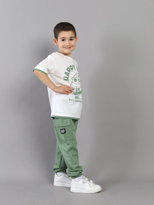 CRB wear / CSKB 70561-35K Брюки для мальчика,хаки/Ex.Cherubino фото 3