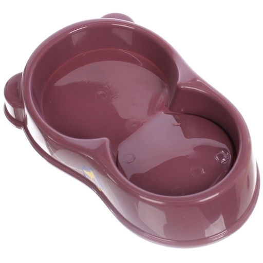 Автокормушка пластиковая "ДА БУДЕТ КОРМ!", цвет спелой вишни, 250мл / 500гр, 27.5*18*25см